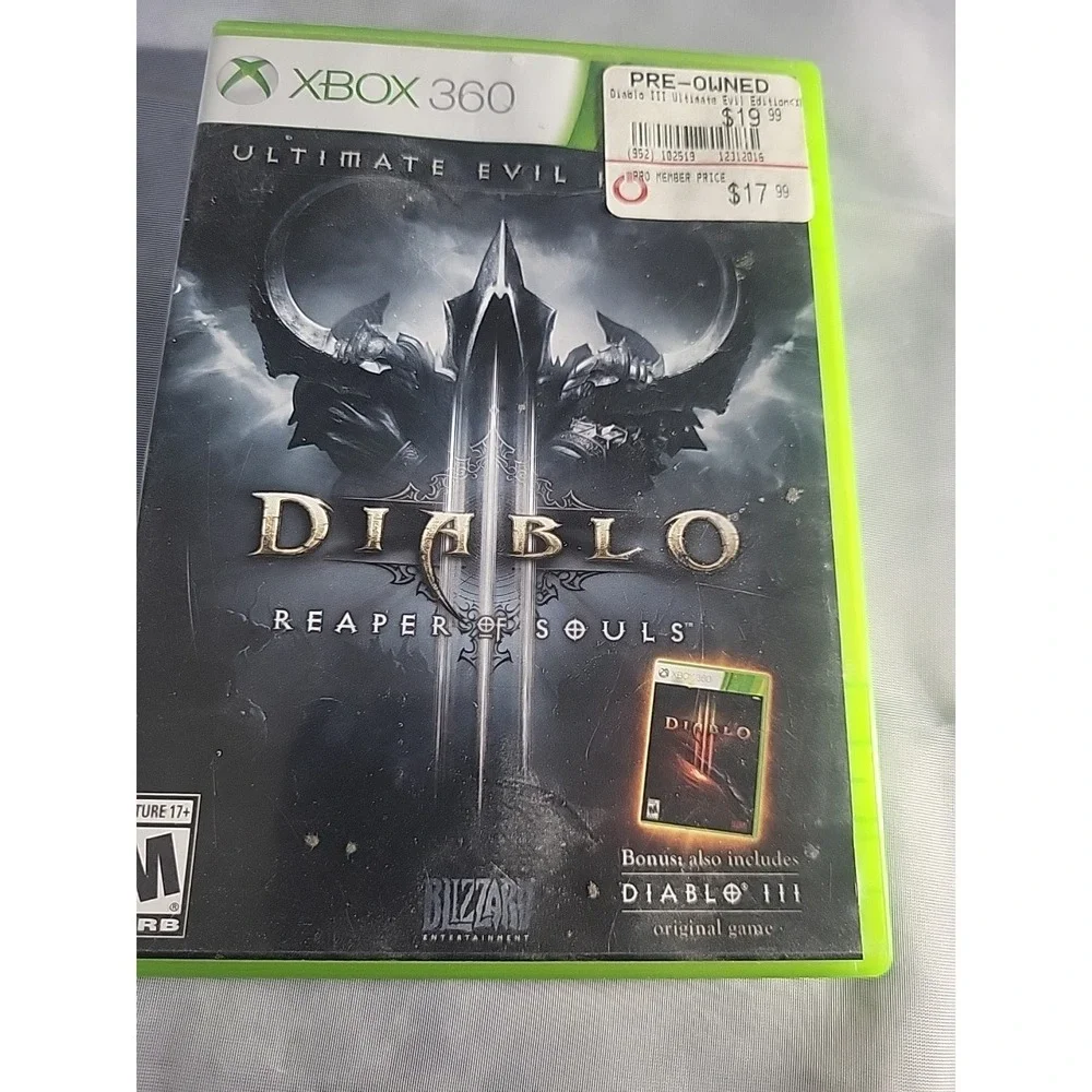Diablo III: Reaper of Souls -- Ultimate Evil‎ Edition (Microsoft Xbox One, 2014)